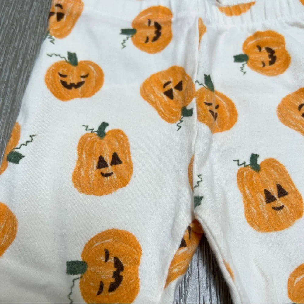 OLD NAVY PUMPKIN HALLOWEEN LEGGINGS 18-24MO